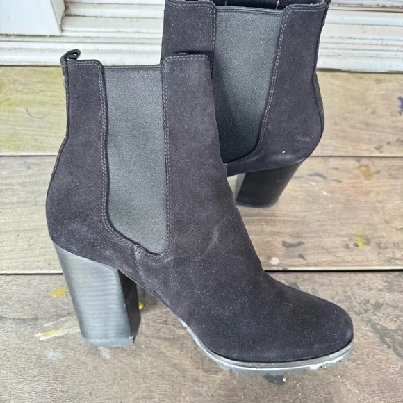 Coach Black Heeled Boots - Picture 6 of 11